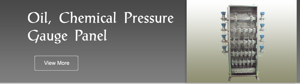 Chemical Pressure Gauge Panel